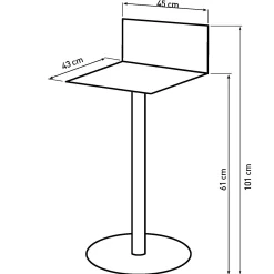 LaCroix stål sort/sort