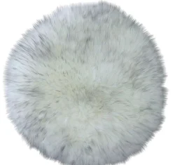 Lammeskindshynde hvid/sort ø34cm