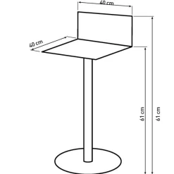 LaQuinte stål krom/krom