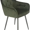 Lea velour mosgrøn