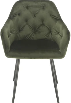 Lea velour mosgrøn