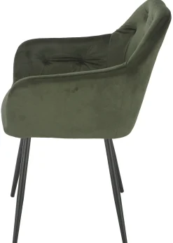 Lea velour mosgrøn
