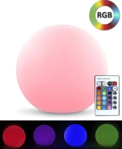 LED kugle genopladelig - 30cm IP68
