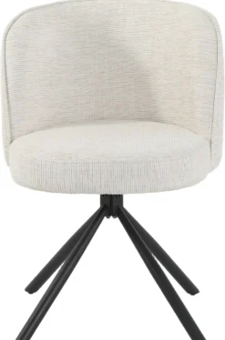 Linda med drejefunktion stof beige