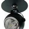Loftlampe kugleformet 1 spot sort