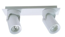 Loftspot 2 lyskilder hvid