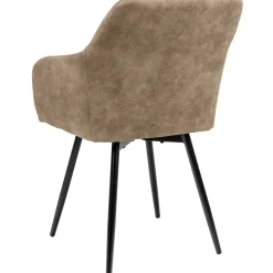Lucy med drejefunktion suede beige