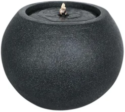 Malang vandspil sort ø44x36cm