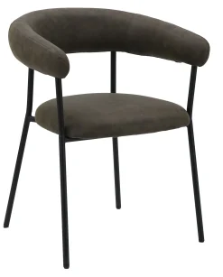 Mia suede mørkegrå
