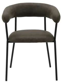 Mia suede mørkegrå