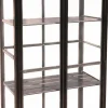 Minidrivhus 3 hylder poly sort 77,6x41,5x151,1cm