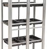 Minidrivhus poly sølv 77,6x41,5x151,1cm