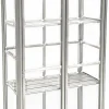 Minidrivhus poly sølv 77,6x41,5x151,1cm