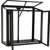 Minidrivhus poly sort 67,6x33,2x69cm