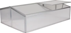 Minidrivhus sølv 120x80x37cm