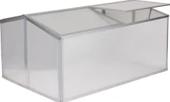 Minidrivhus sølv 120x80x57cm