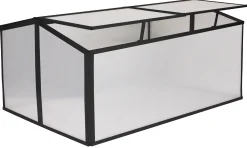 Minidrivhus sort 120x80x57cm