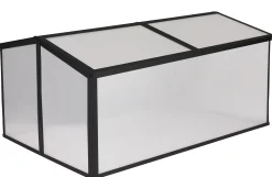 Minidrivhus sort 120x80x57cm