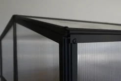 Minidrivhus sort 120x80x57cm
