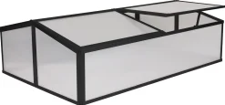 Minidrivhus sort 120x80x37cm