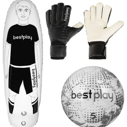 Målmandshandske til børn + Fodbold str.5 + Airdummy 180cm