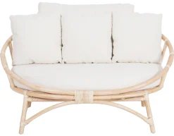 Muscat 2 pers. loungesofa hvid