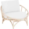 Muscat 1 pers. loungestol hvid