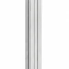 Nedgravningsstolpe 1 stk sølv 180cm komposithegn