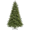 Nordisk juletræ med lys 240cm