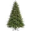 Nordisk juletræ med lys og timer 180cm