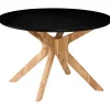 Palmi 120x120x75cm eg sort/natur