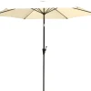 Parasol med vip beige 3m