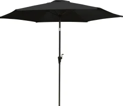 Parasol med vip sort 3m
