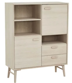 Porto høj-skænk egetræs finér