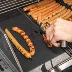 Premium gasgrill med 4 brændere og sideblus