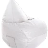 Premium oval sækkestol creme
