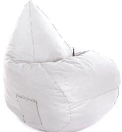 Premium oval sækkestol creme
