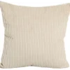 Pude fløjl beige 50x50cm