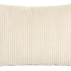 Pude fløjl beige 60x40cm