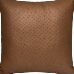 Pude læder brun 38x38cm