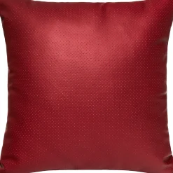 Pude læder rød 38x38cm