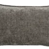 Pude velour grå 60x40cm