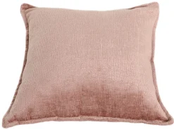 Pude velour rosa 50x50cm