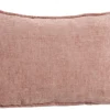 Pude velour rosa 60x40cm