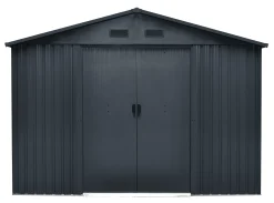 Redskabsskur stål antracit 7.2m2