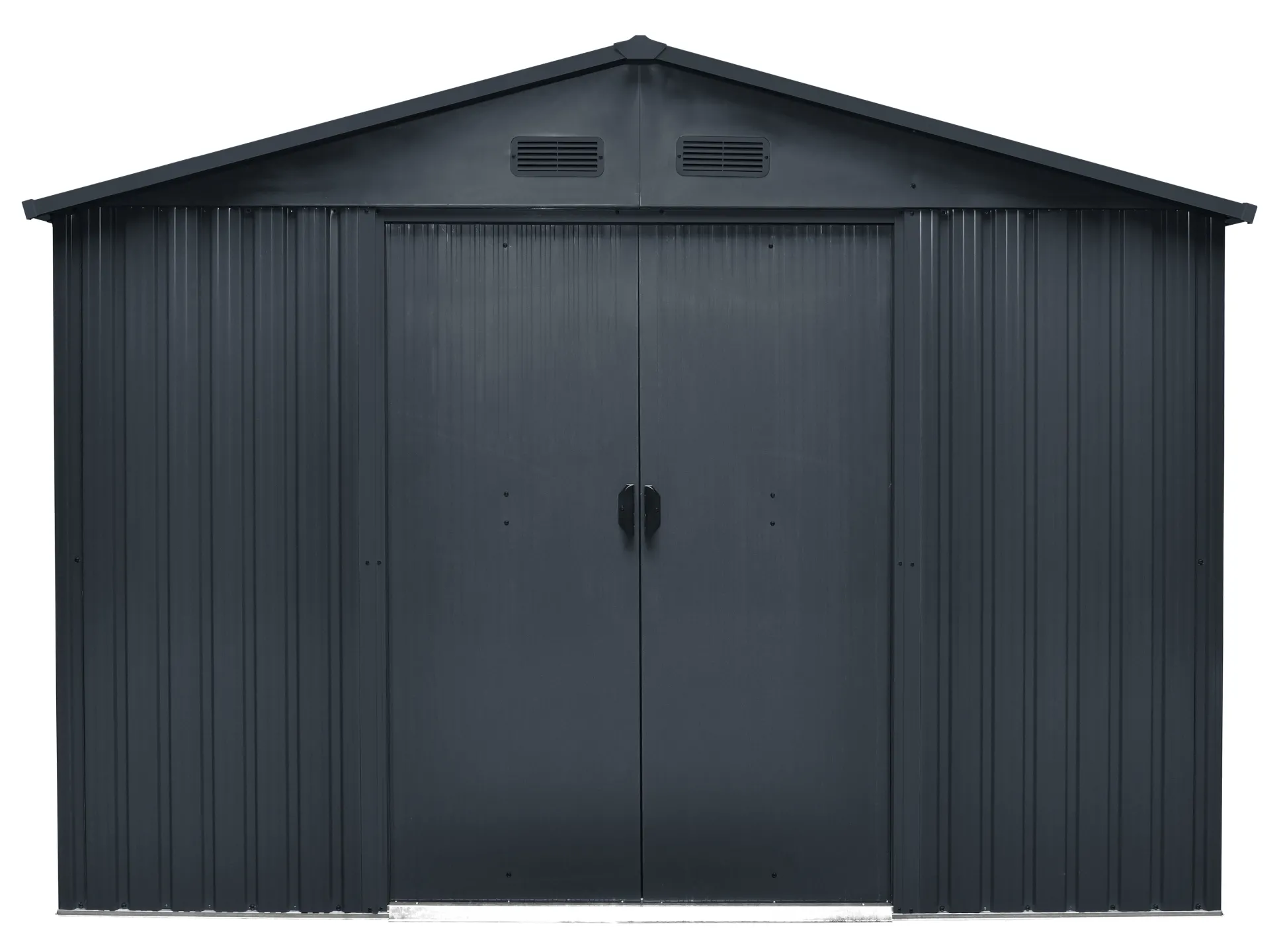 Redskabsskur stål antracit 7.2m2