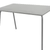 Rektangulært bord metal mørkegrå 120x70x71cm