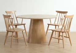 Saline 120x120x76cm marmor/natur