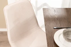 Sanne med drejefunktion fløjl creme