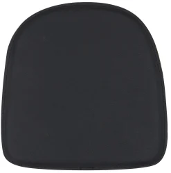 Sædehynde med magnet kunstlæder sort 31,5x31,5cm